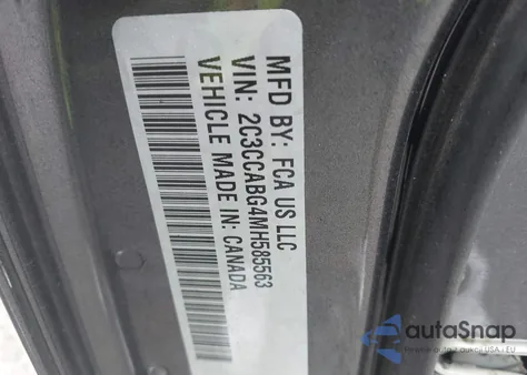 2021 Chrysler 300 300S из США, поврежденный, VIN 2C3CCABG4MH585563